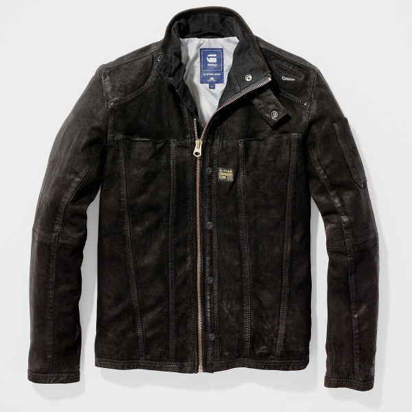Modernist leather overshirt ls - 83350.740.990