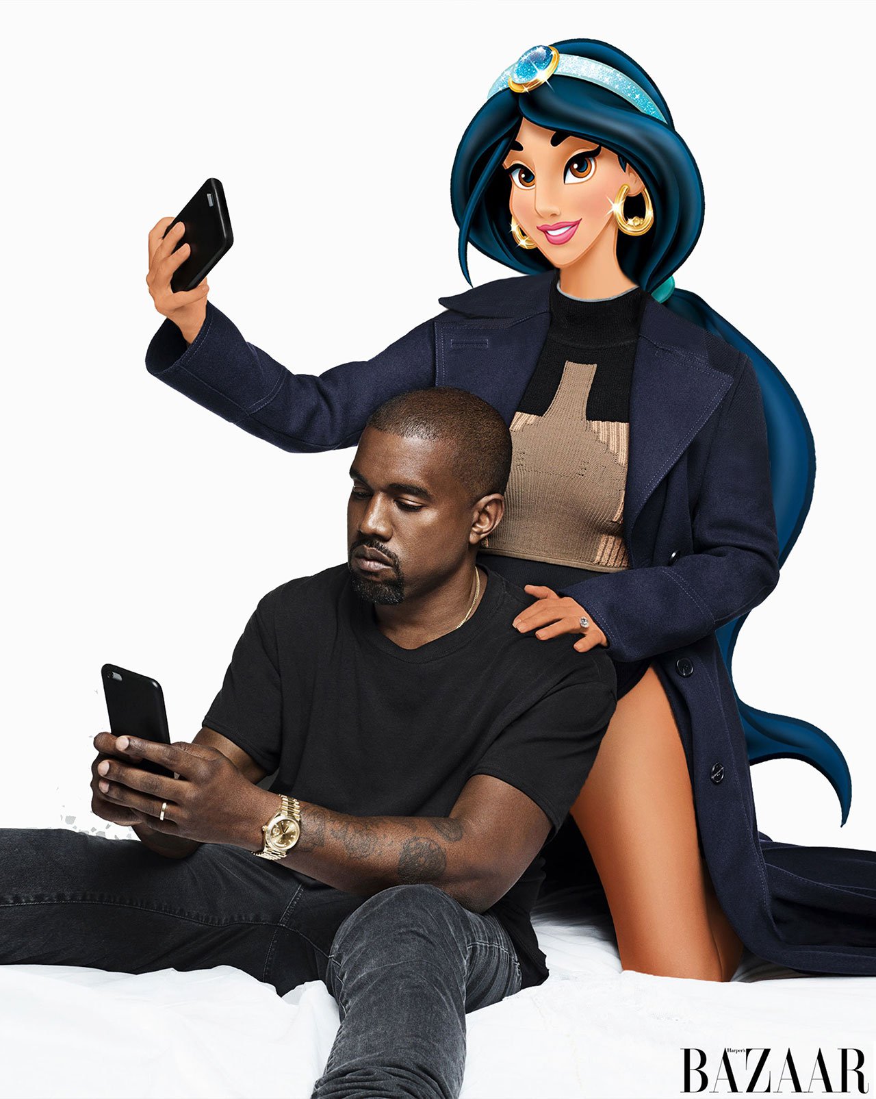 f9_animation_in_reality_by_gregory_masouras_kim_kardashian_as_jasmine_with_kanye_west_harpersbazaarus_september_photographed_by_karl_lagerfeld_yatzer