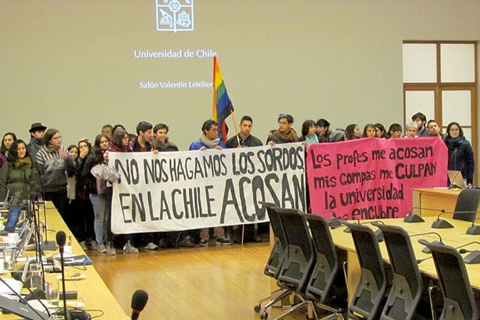 Acoso sexual Universidad de Chile Columna Pousta